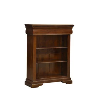 Versailles Elise Bookcase 2 Shelf and Recessed Drawer - Chestnut