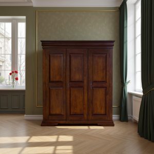 Versailles Triple Robe Full Hanging - Chestnut Colour