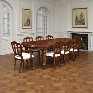 Admiralty Extending Table - 200 to 280cm - Solid Mahogany Wood