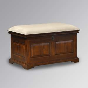 Versailles Blanket Box with Upholstered Seat