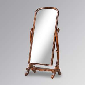 Versailles Full Length Cheval Mirror- Chestnut Colour