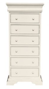 Versailles 7 Drawer Tall Chest - French Ivory