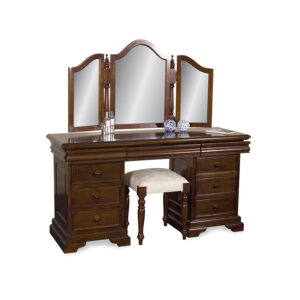 Versailles Dressing Table With Mirror - 150cm Wide