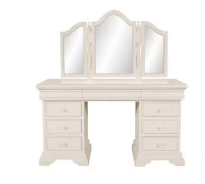 Versailles Dressing Table With Mirror (Mini) - French Ivory