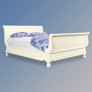 Chantilly Sleigh Bed - French Ivory