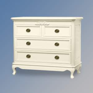 Chantilly 4 Drawer Chest - French Ivory