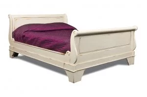 Versailles Sleigh Bed - Shabby Chic