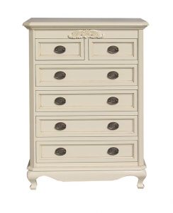 Chantilly 6 Drawer Chest - French Ivory