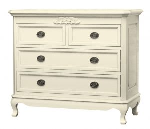 Chantilly 4 Drawer Chest - French Ivory