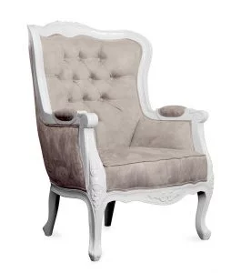 Chantilly Ivory - Winged Bedroom Chair