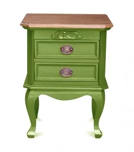 Chantilly Bedside Cabinet - Vert