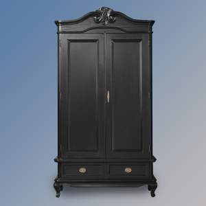 Chantilly Double Armoire - French Noir