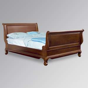 Chantilly Sleigh Bed in Chestnut