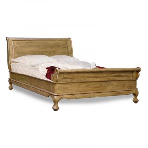 Chantilly Low End Sleigh Bed - French Oak