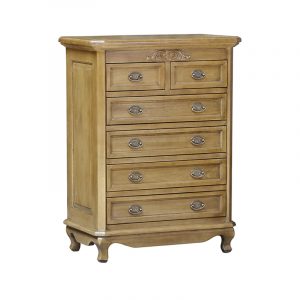 Chantilly 6 Drawer Chest - French Oak