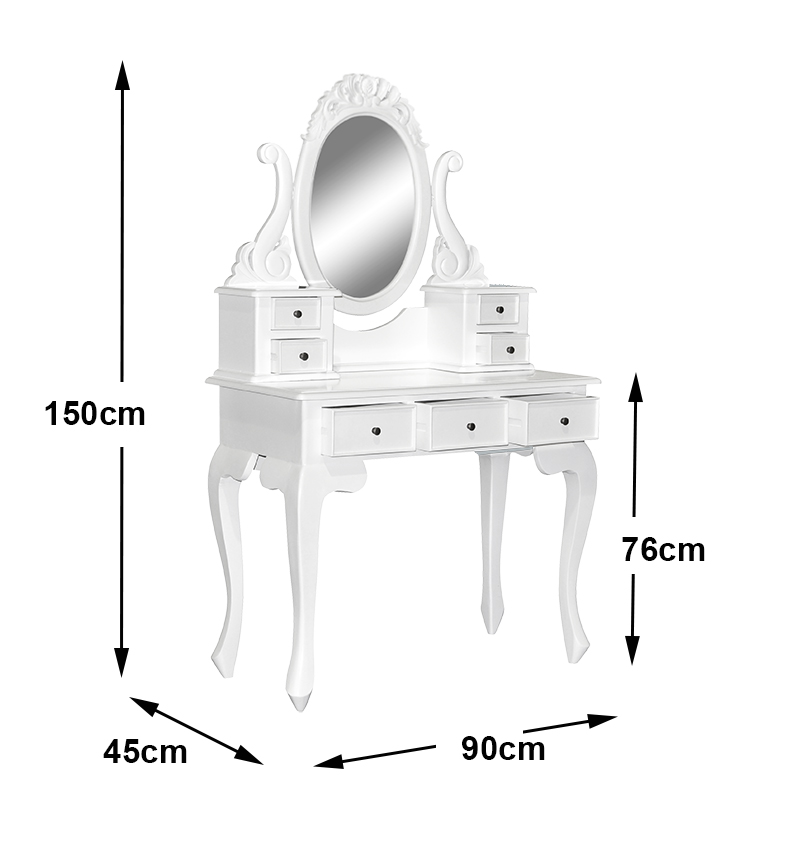 Louis XV Boudoir Dressing Table - Image 3