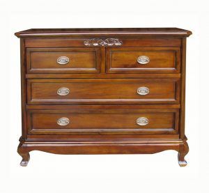 Chantilly 4 Drawer Chest - NUTMEG COLOR