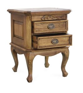 Chantilly Bedside Cabinet - French Oak