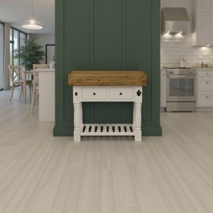 Butchers Block-Kitchen Island - Heavy Top - Elephant Breath Finish - 2 Drawer