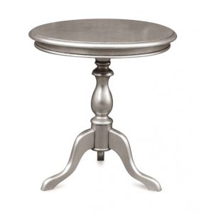 Moulin Silver Round Wine Table - 60cm