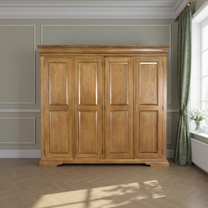 Provence Quadruple Wardrobe in French Oak