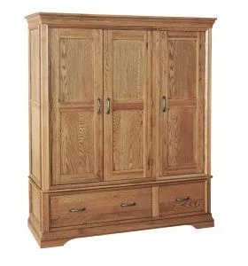 Montagne Triple Armoire with Drawers