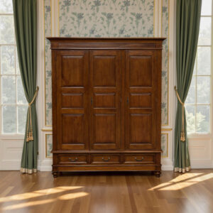 Montparnasse Triple Wardrobe - Chestnut