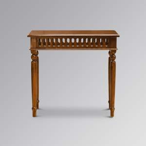 Console Table - Colonnaded Apron and Turned Legs