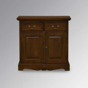 Mini SideBoard - Two Doors and Two Drawers - Chestnut Colour