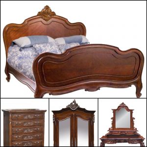 Louis XV in Mahogany Wood