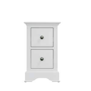 White Furniture - 2 Drawer Bedside Cabinet – Chaumont Collection