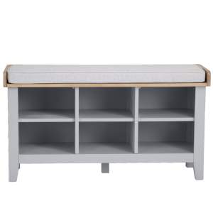 Grey Furniture - Upholstered Hall Bench - Valencia Collection