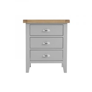 Grey Furniture - Extra Large Bedside - Valencia Collection