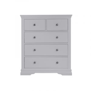 Grey Furniture - 5 Drawer Chest Chaumont Collection