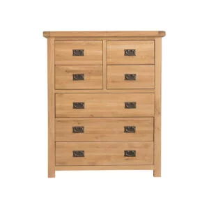 Oak Chest of Drawers  4 over 3 - Cambridge Collection