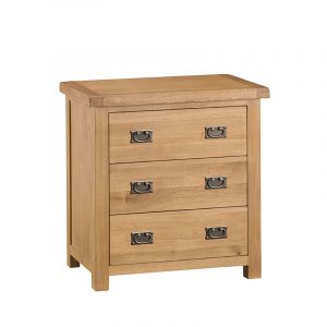 Oak 3 Drawer Chest – Cambridge Collection
