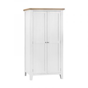 White Furniture – Full Hanging Wardrobe – Valencia Collection