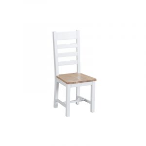 White Furniture – Ladder Back Chair Wooden – Valencia Collection