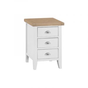 White Furniture – Large Bedside – Valencia Collection