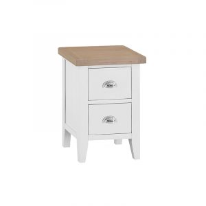 White Furniture – Small Bedside – Valencia Collection