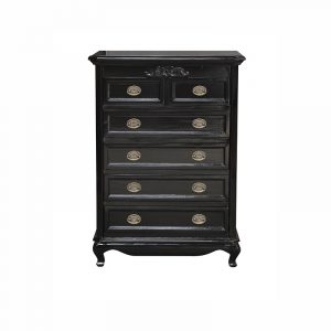 Chantilly 6 Drawer Chest in French Noir Colour