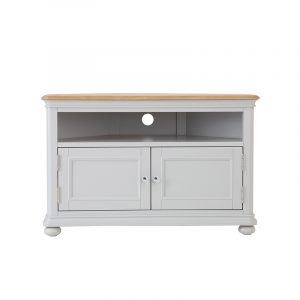 French Oak Grey – Corner TV Unit – Bourges Collection