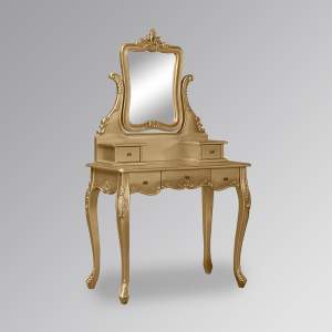 Louis XV Cezanne - Dressing Table - Gold Leaf Colour