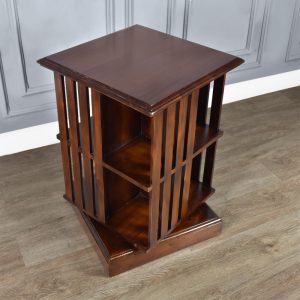Rotating Mahogany Bookcase