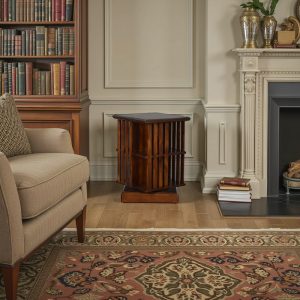 Rotating Mahogany Bookcase