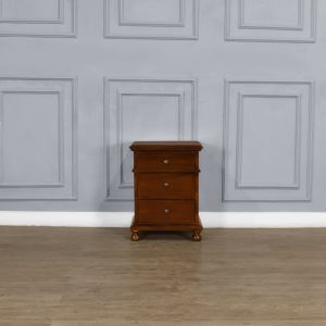 Bourbon Bedside Cabinet in Chestnut Colour