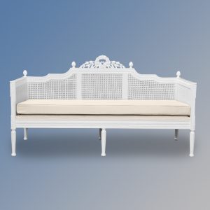 Louis XV - Antoinette Day Bed With Cream Twill Upholstery