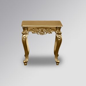 Louis XV Lazarus Side Table in Gold Leaf