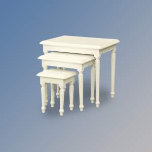 Louis XV Montagne Nest Of Tables in French Ivory