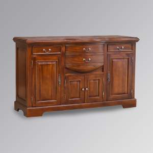 Versailles Chiffonier Sideboard Cabinet - Chestnut